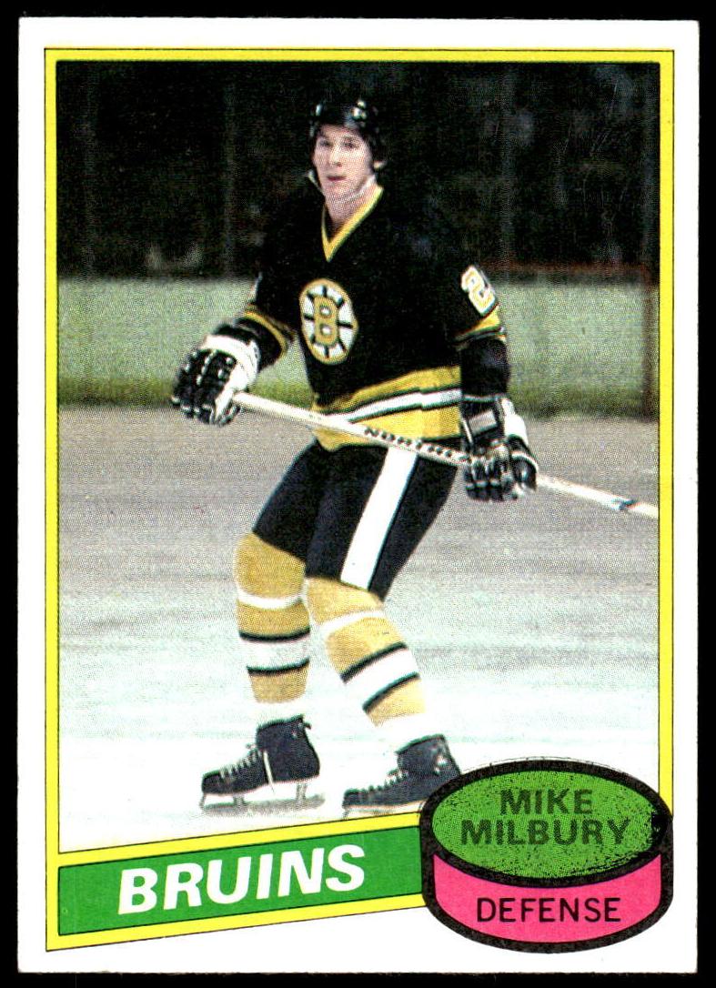 1980 Topps Hockey Mike Milbury #191