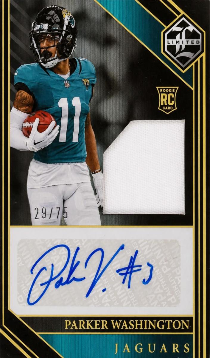 2023 Panini Limited Football Gold Spotlight Parker Washington #127