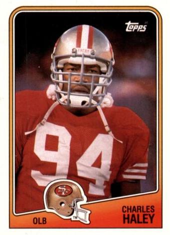 1988 Topps Football Charles Haley #52 PSA 10