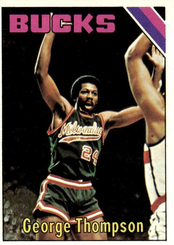1975 Topps Basketball George Thompson #144 PSA 8