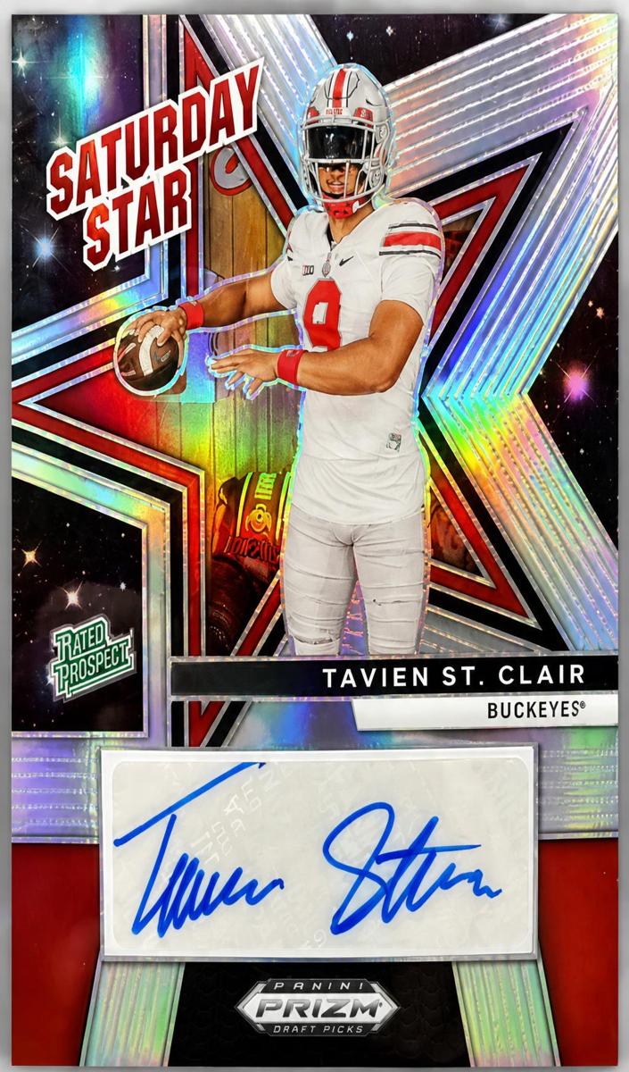 2025 Panini Prizm Draft Picks Football Silver Tavien St. Clair #SSS-TSC
