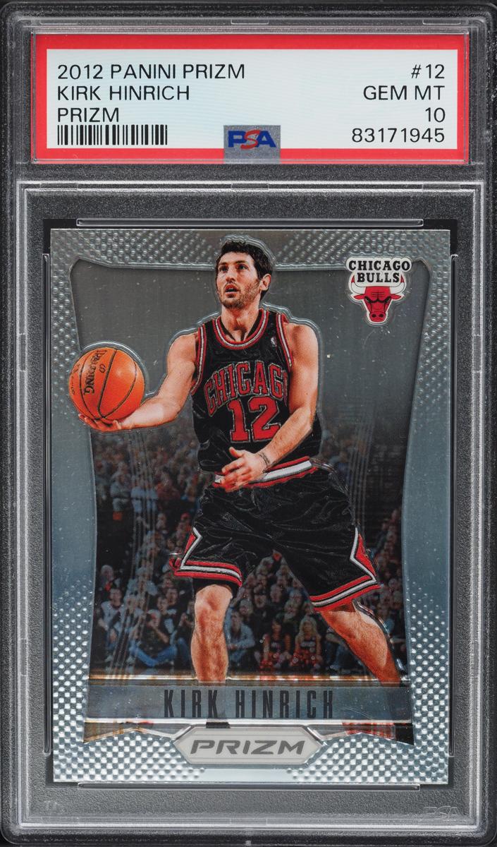 2012 Panini Prizm Basketball Silver Prizm Kirk Hinrich #12 PSA 9