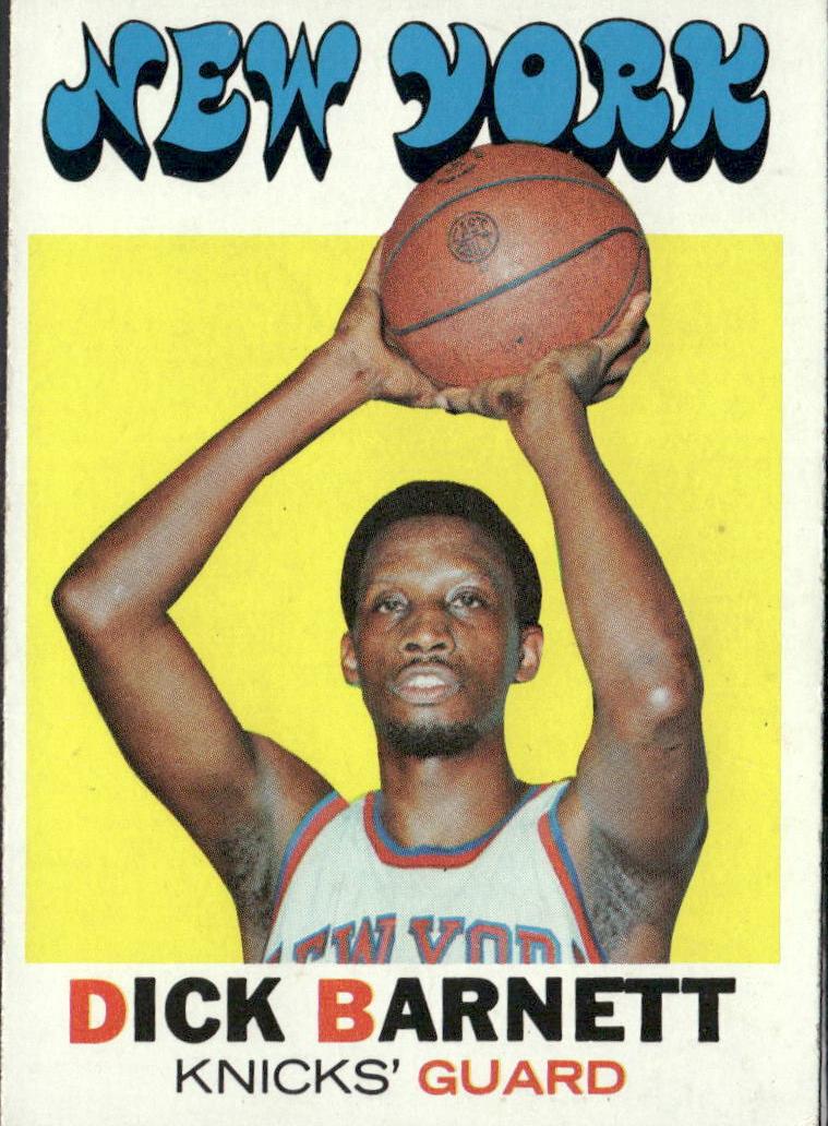 1971 Topps Basketball Dick Barnett #17 PSA 9