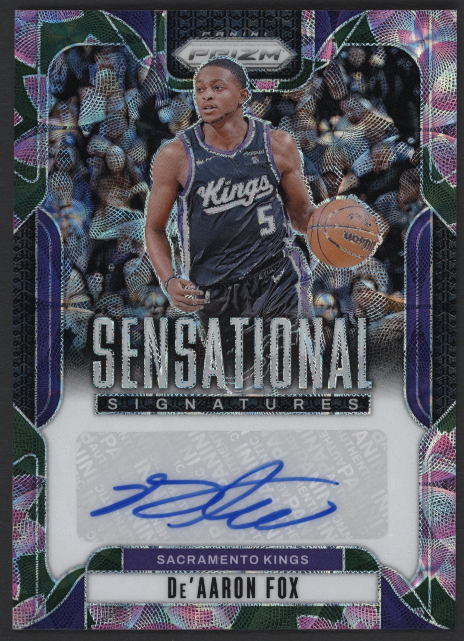2024 Panini Prizm Basketball Lotus Flower De'Aaron Fox #SS-DFX