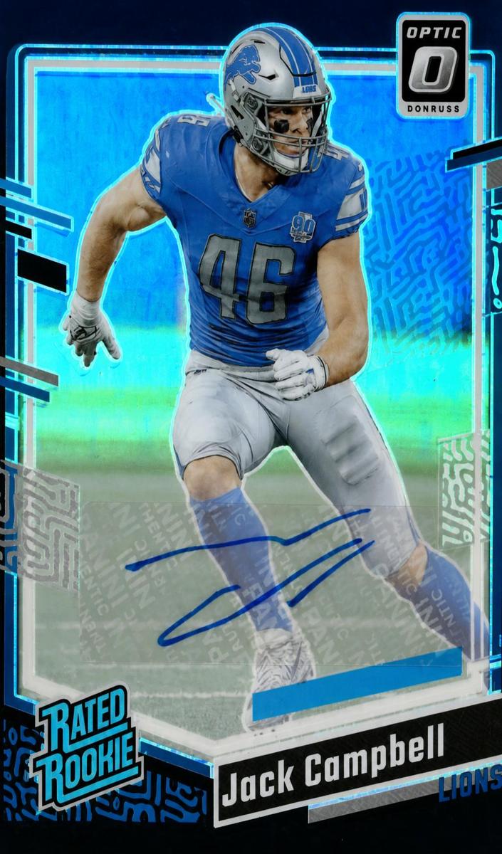 2023 Donruss Optic Football Black Pandora Jack Campbell #235