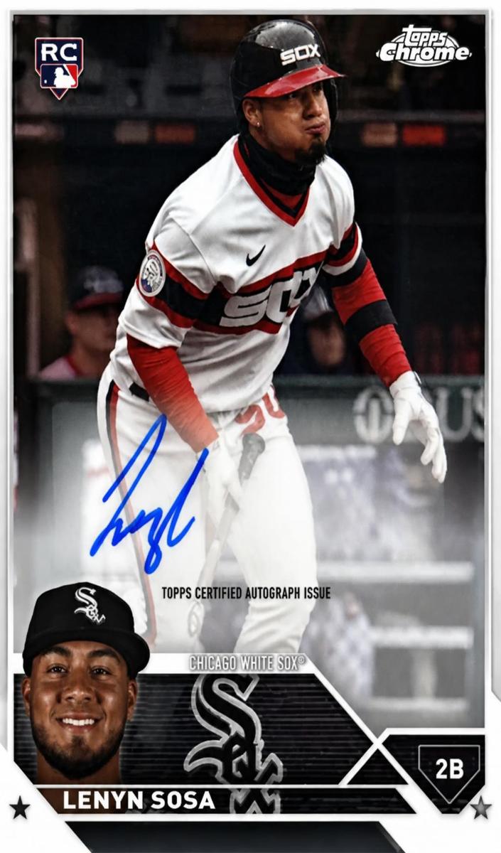 2023 Topps Chrome Update Baseball Lenyn Sosa #AC-LSO PSA 10