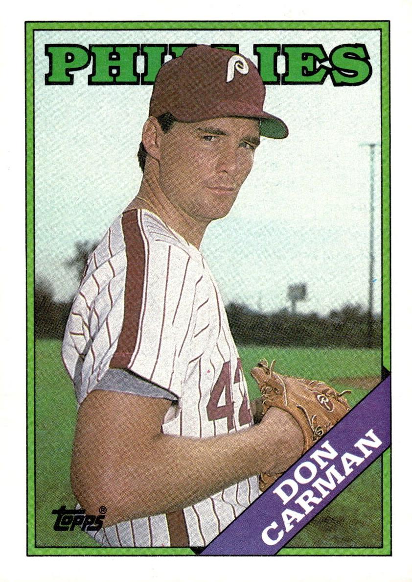 1988 Topps Baseball Don Carman #415