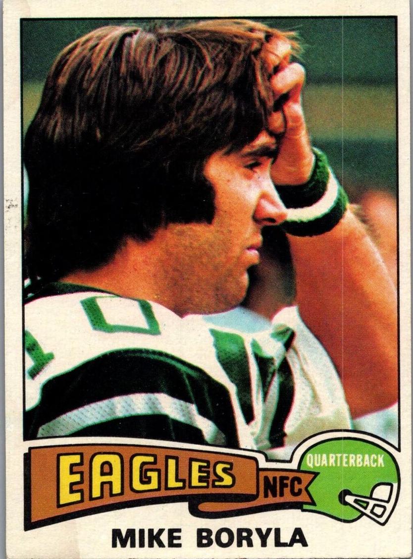 1975 Topps Football Mike Boryla #417