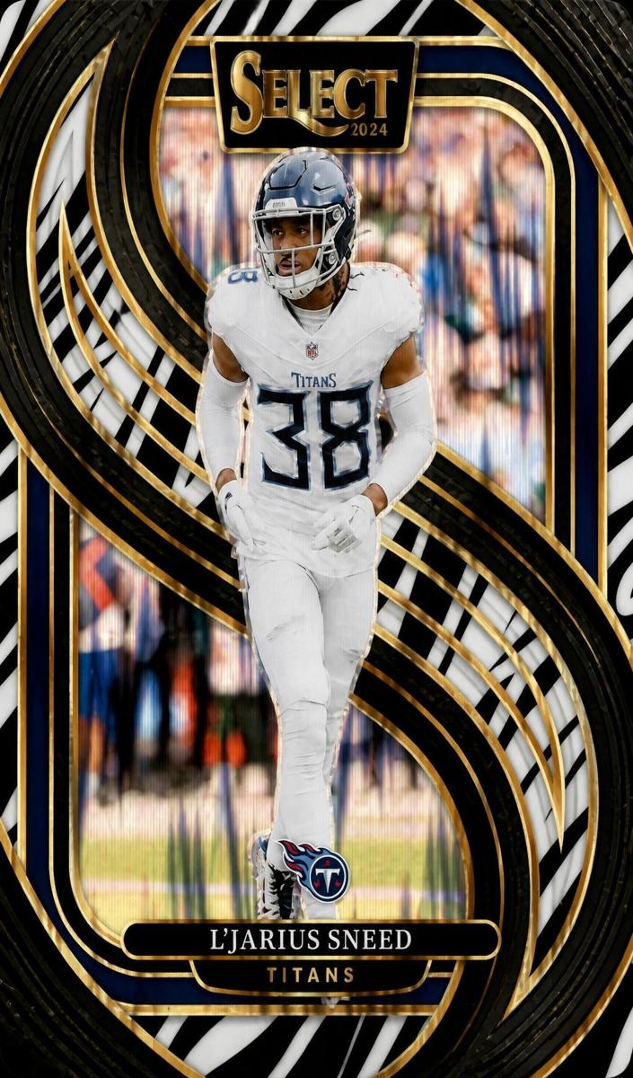 2024 Panini Select Football Zebra Shock L'Jarius Sneed #179