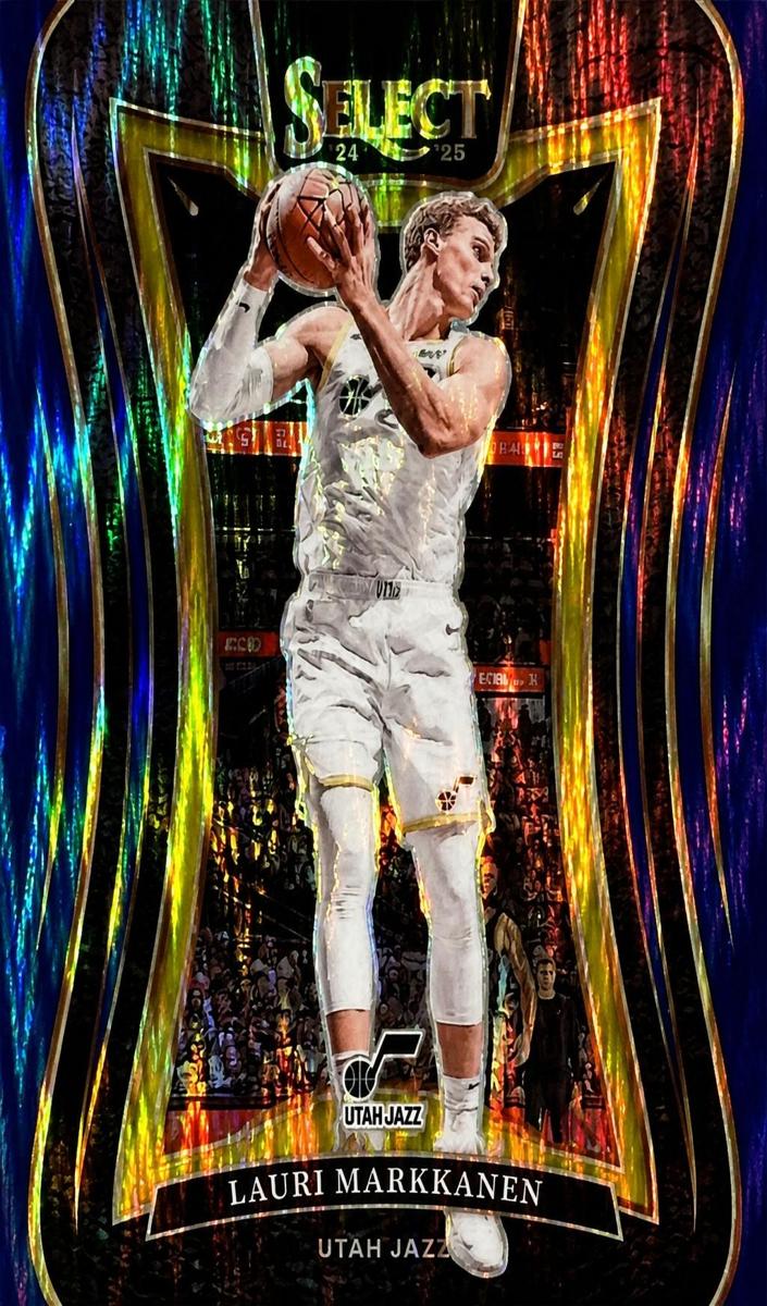 2024 Panini Select Basketball Blue Tectonic Lauri Markkanen #324
