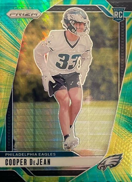 2024 Panini Prizm Football Hyper Cooper DeJean #321 PSA 9