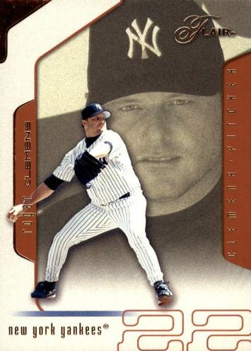 2002 Flair Baseball Roger Clemens #20
