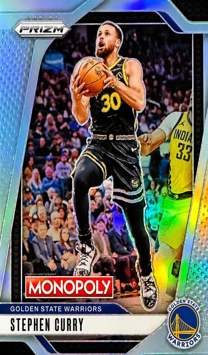 2024 Panini Prizm Monopoly Basketball Light Blue Stephen Curry #83