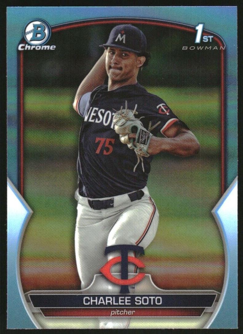 2023 Bowman Draft Chrome Baseball Sky Blue Charlee Soto #BDC-9 PSA 10