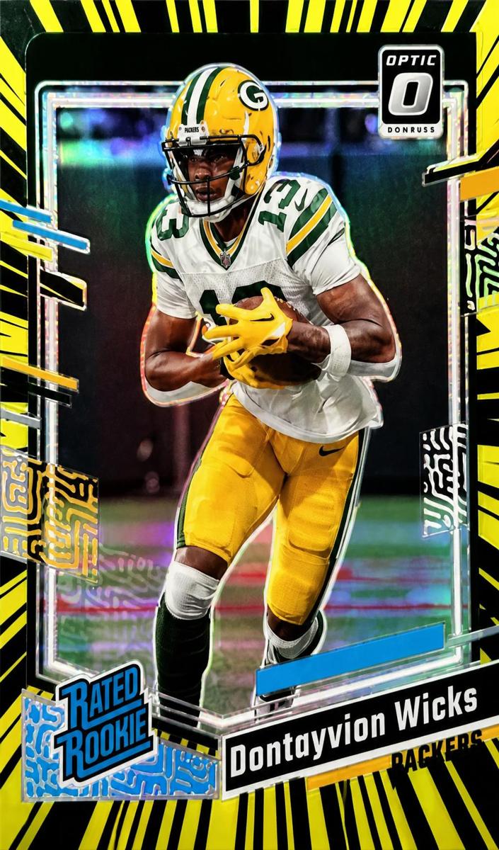 2023 Donruss Optic Football Electricity Dontayvion Wicks #249