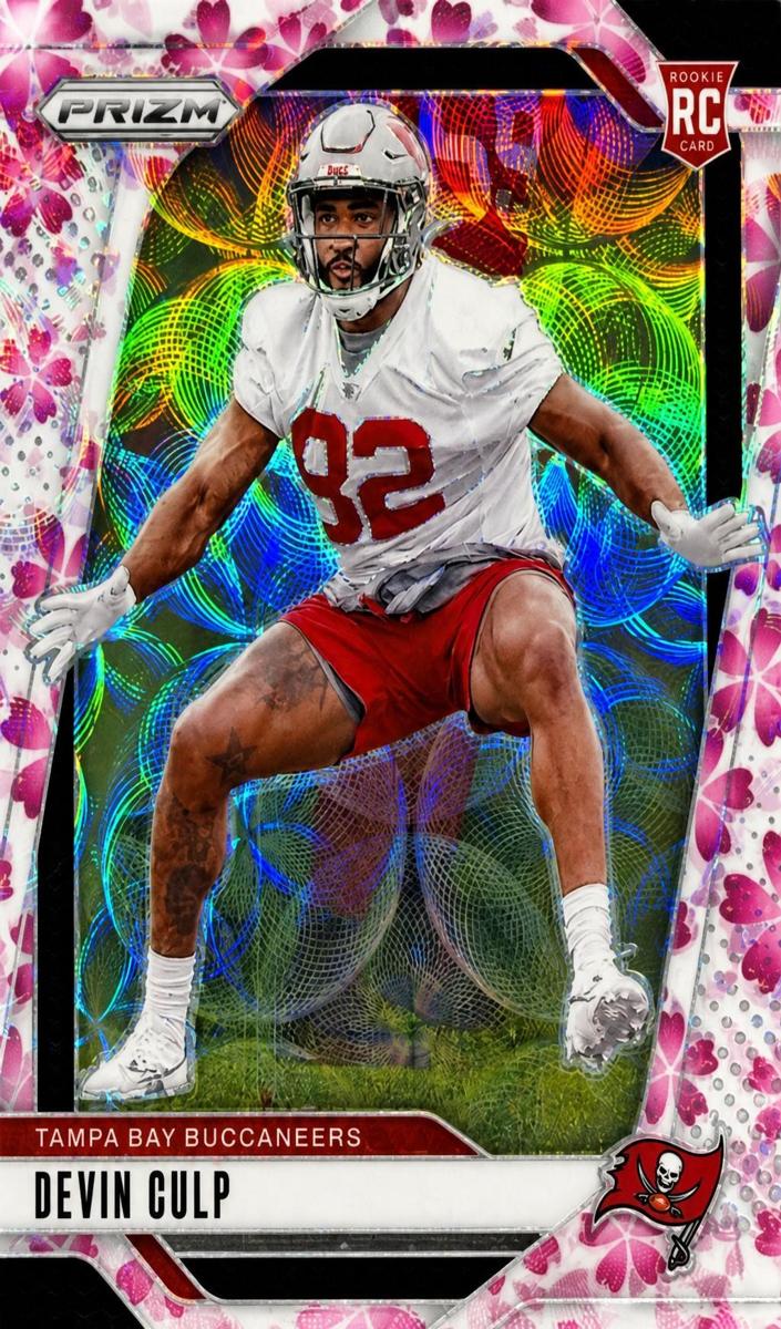 2024 Panini Prizm Football Choice Cherry Blossom Devin Culp #326