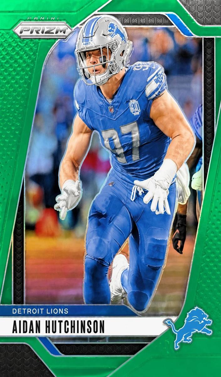 2024 Panini Prizm Football Green Aidan Hutchinson #97