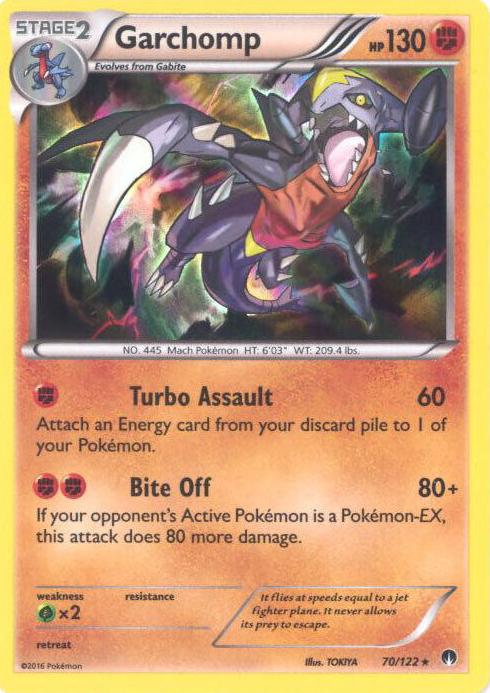 2016 Pokemon XY BREAKpoint Garchomp #70 PSA 9