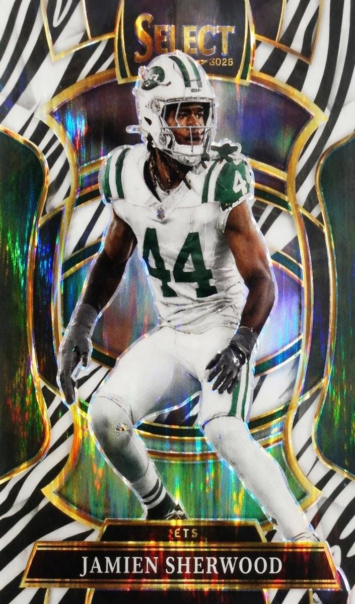 2025 Panini Select Football Zebra Jamien Sherwood #77