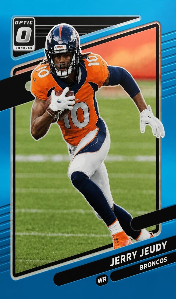 2021 Donruss Optic Football Aqua Jerry Jeudy #27
