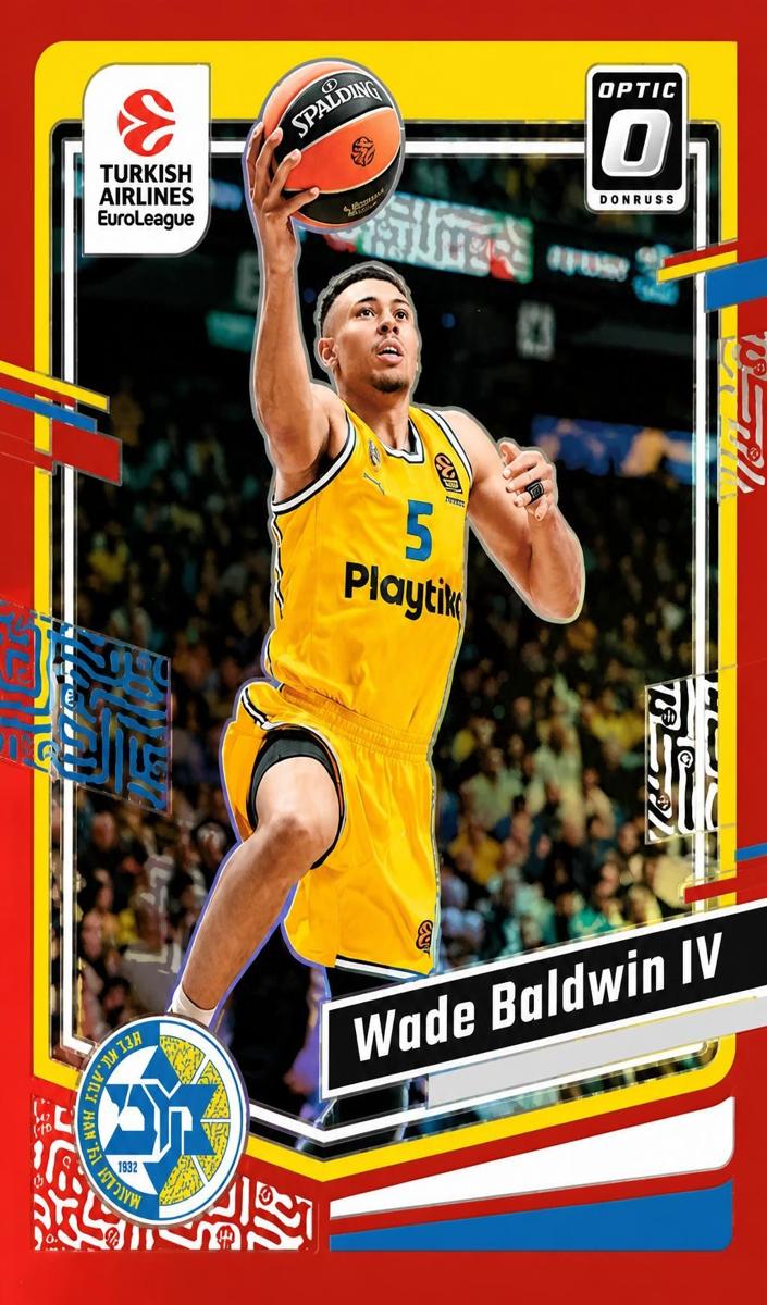 2023 Donruss Turkish Airlines EuroLeague Basketball Red Wade Baldwin IV #77