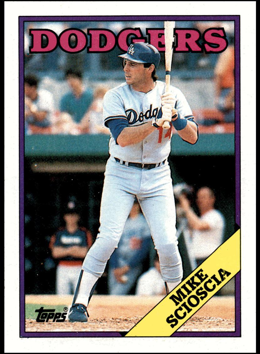 1988 Topps Baseball Mike Scioscia #225