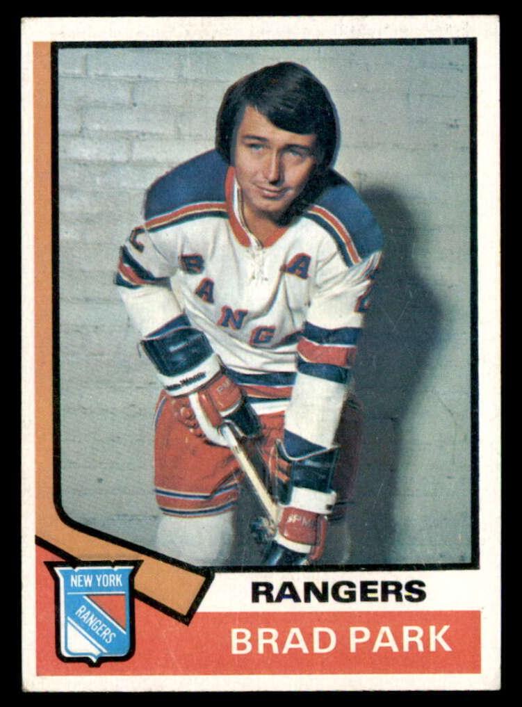 1974 Topps Hockey Brad Park #50
