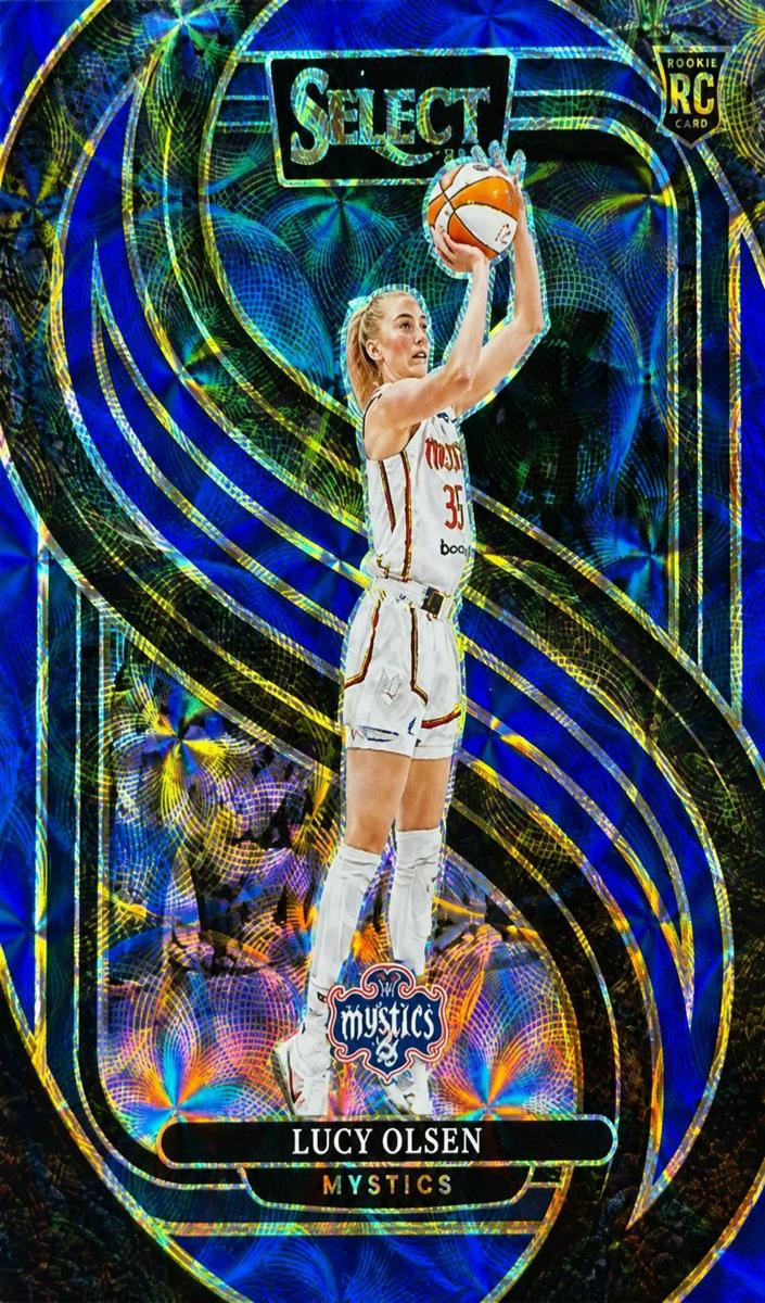 2025 Panini Select WNBA Basketball Blue Scope Lucy Olsen #147