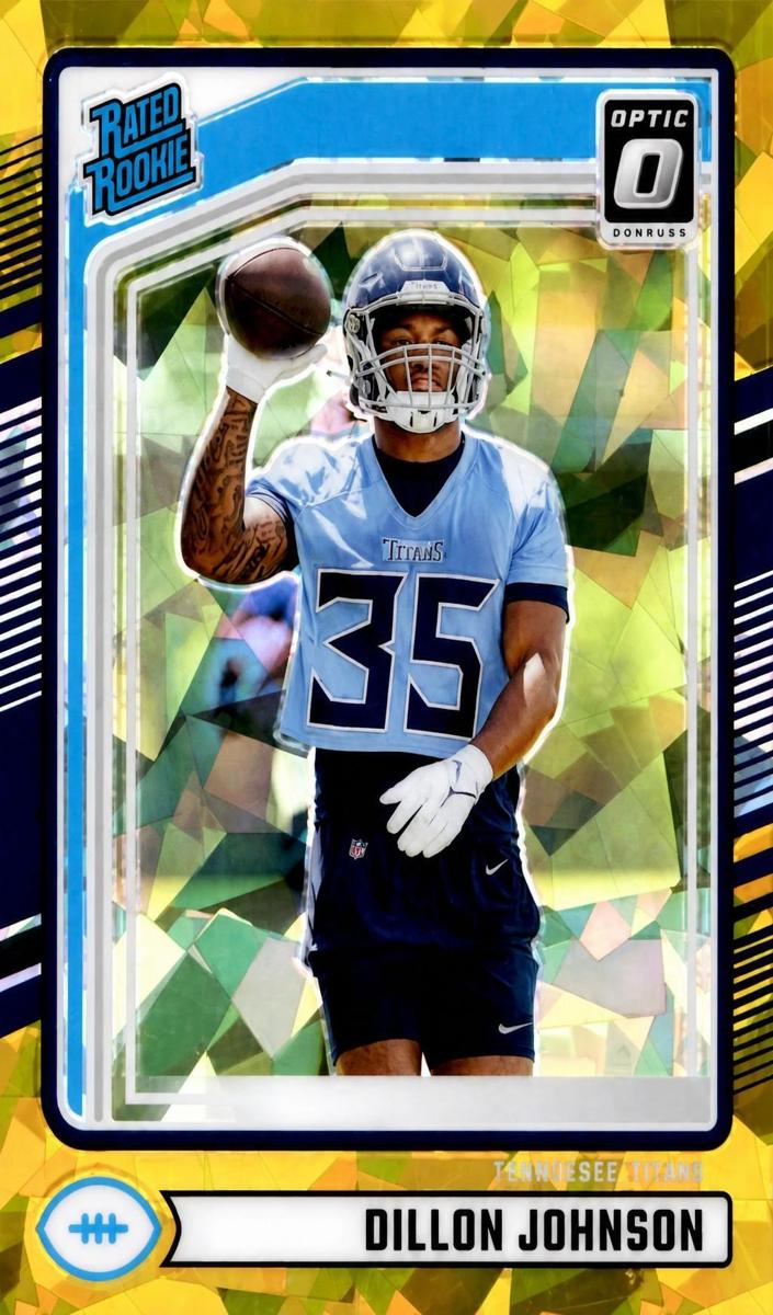 2024 Panini Donruss Football Gold Ice Dillon Johnson #399