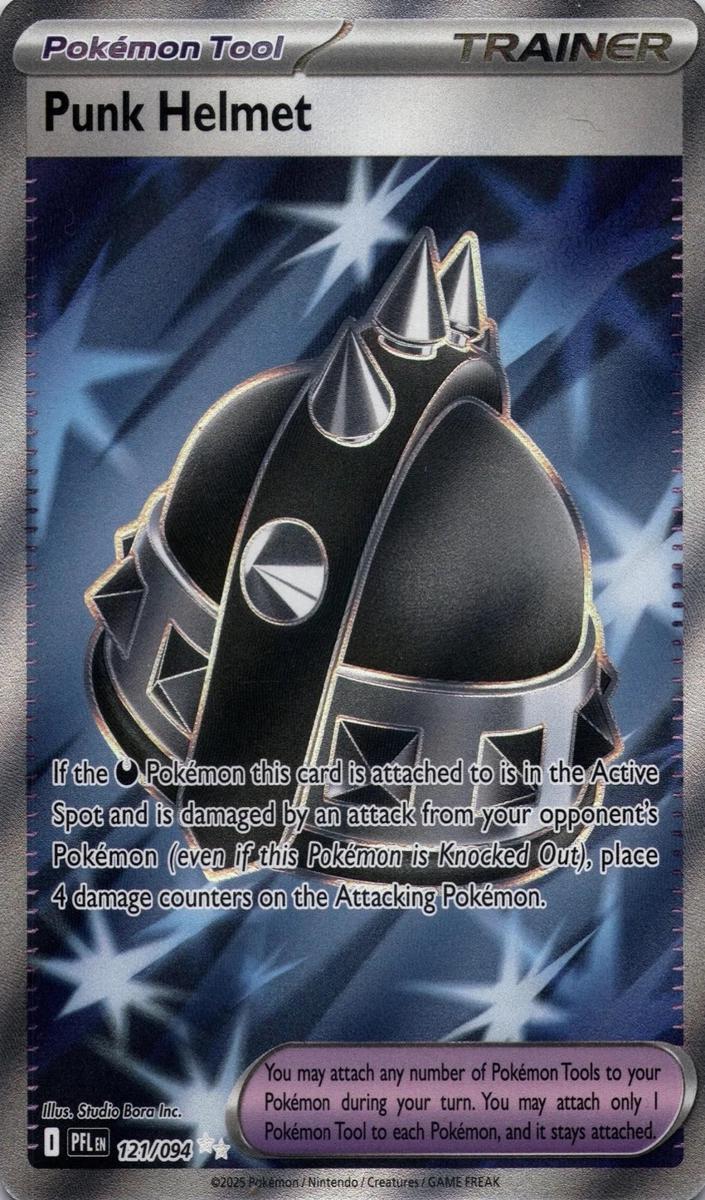 2025 Pokemon Mega Evolution Phantasmal Flames Punk Helmet #121 PSA 10