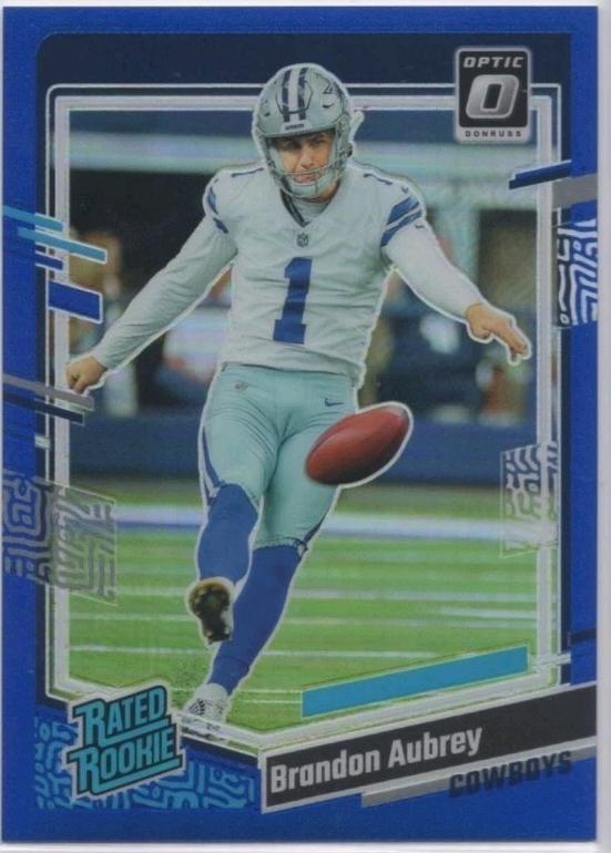 2023 Donruss Optic Football Blue Brandon Aubrey #226