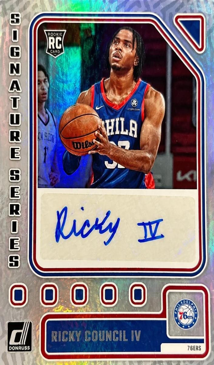 2023 Panini Donruss Basketball Ricky Council IV #SS-RCF