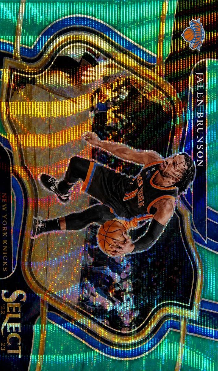 2022 Panini Select Basketball Green Wave Jalen Brunson #222