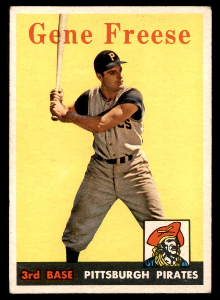 1958 Topps Baseball Gene Freese #293 PSA 6.5