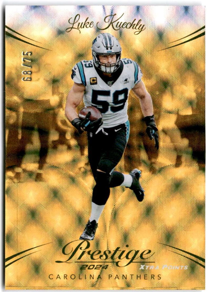 2024 Panini Prestige Football Gold Premium Xtra Points Luke Kuechly #47