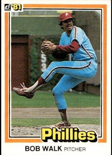 1981 Donruss Baseball Bob Walk #393 PSA 10