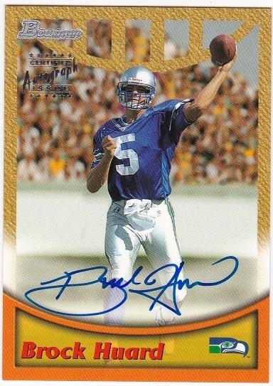 1999 Bowman Football Brock Huard #A16