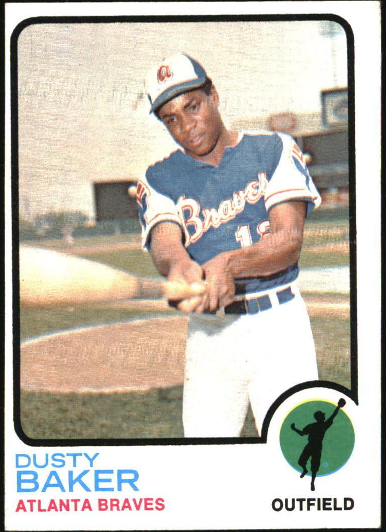 1973 Topps Baseball Dusty Baker #215 PSA 8