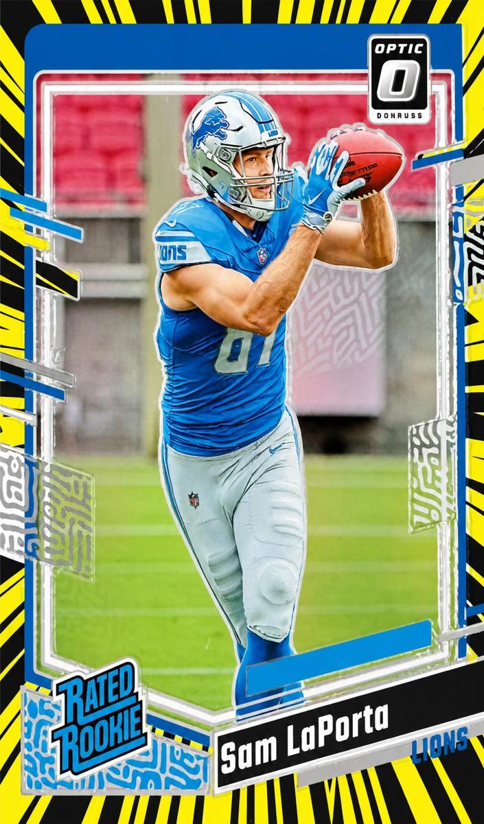 2023 Donruss Optic Football Electricity Sam LaPorta #237