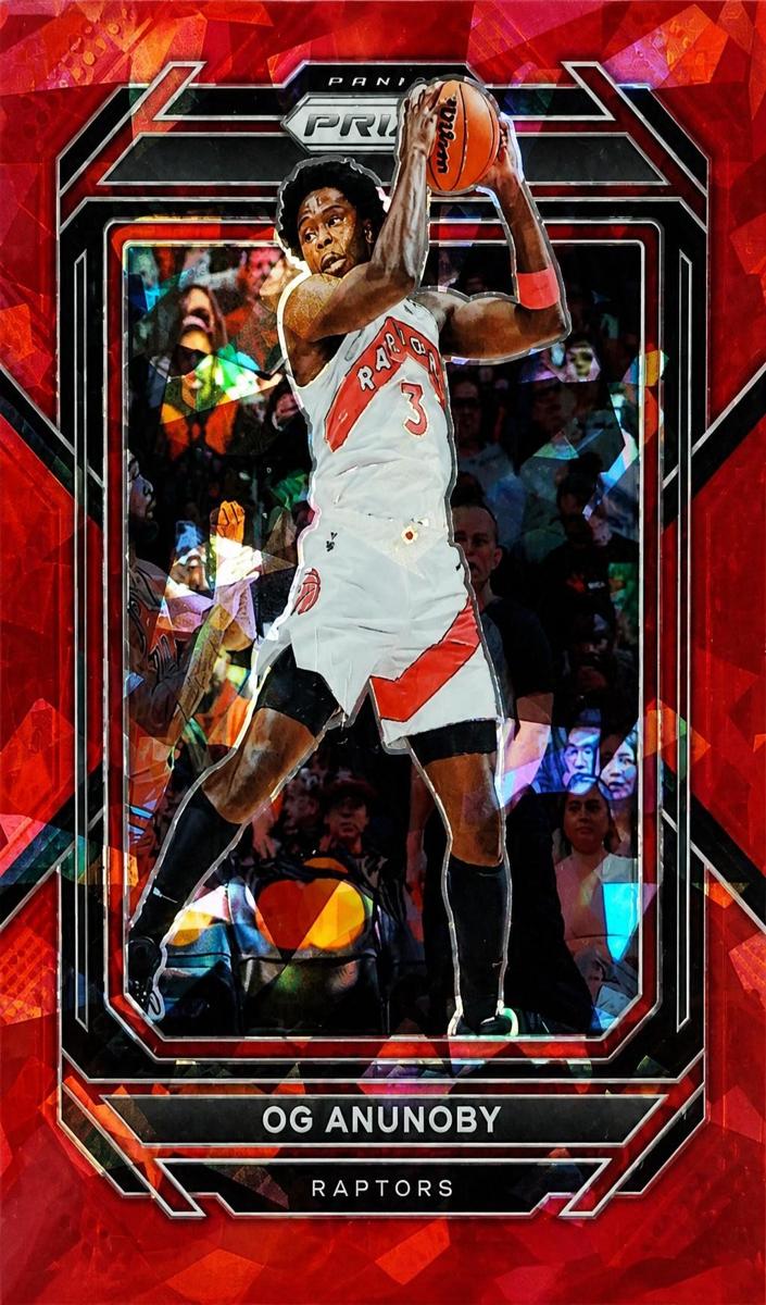 2022 Panini Prizm Basketball Red Ice OG Anunoby #22