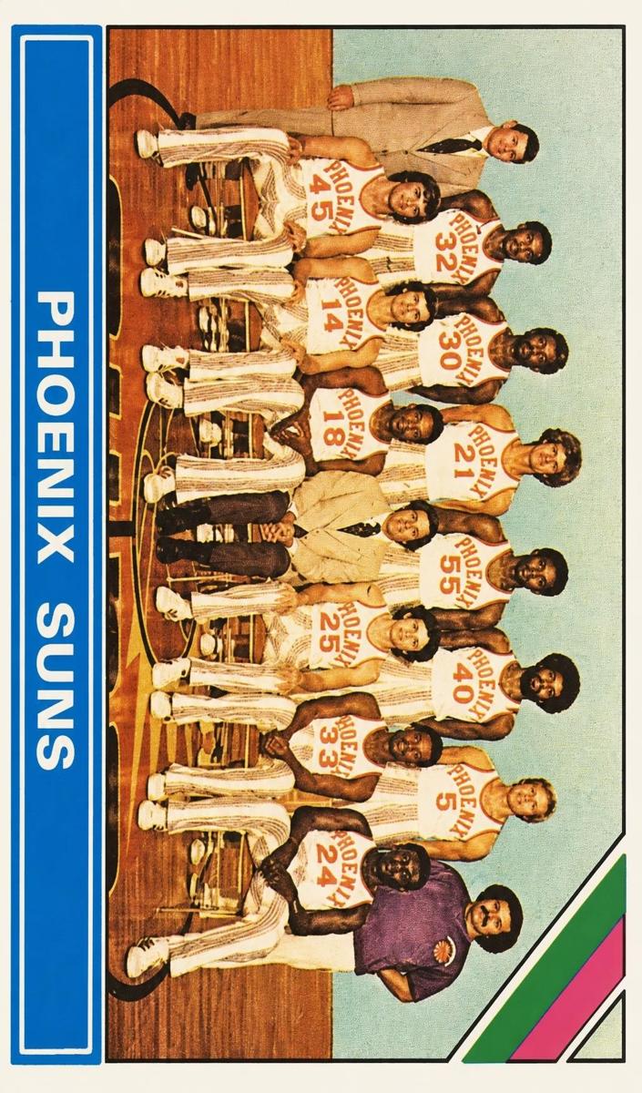 1975 Topps Basketball Phoenix Suns #217