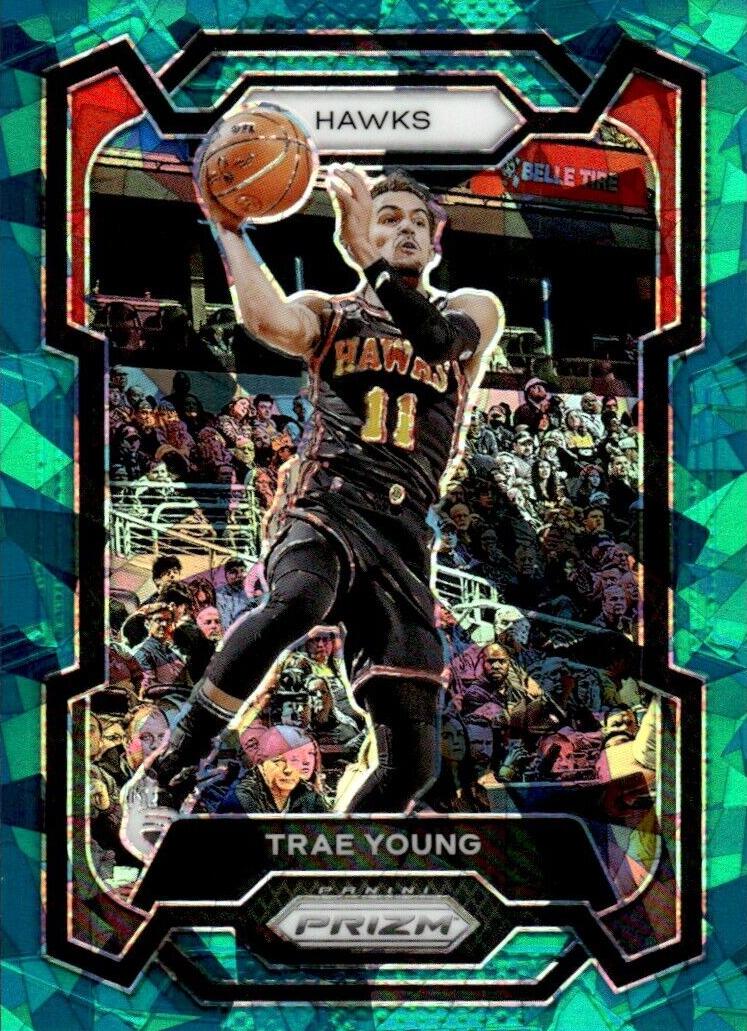 2023 Panini Prizm Basketball Teal Ice Trae Young #3
