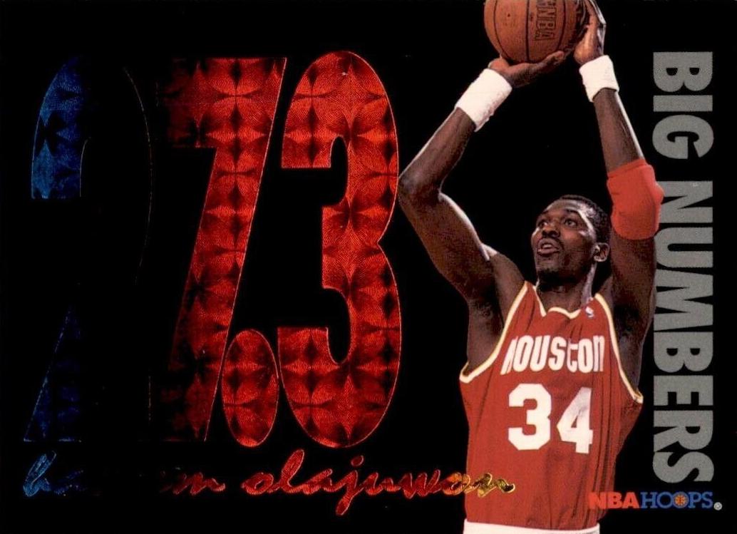 1994 Hoops Basketball Rainbow Hakeem Olajuwon #BN3
