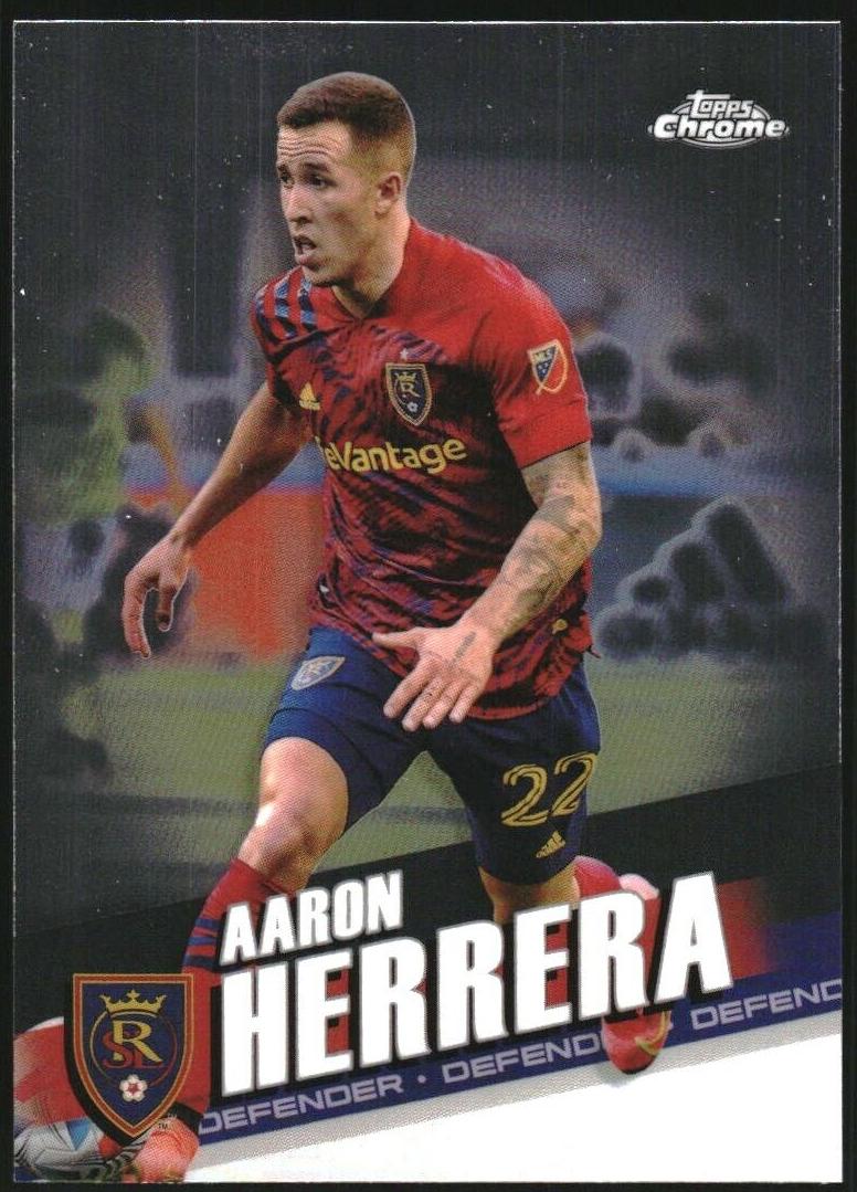 2022 Topps Chrome MLS Soccer Aaron Herrera #102