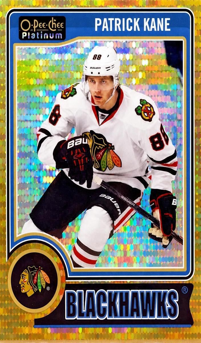 2014 O-Pee-Chee Platinum Hockey Seismic Gold Patrick Kane #25