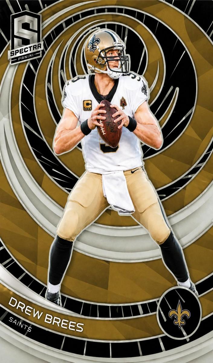 2023 Panini Spectra Football Hyper Drew Brees #107 PSA 8.5