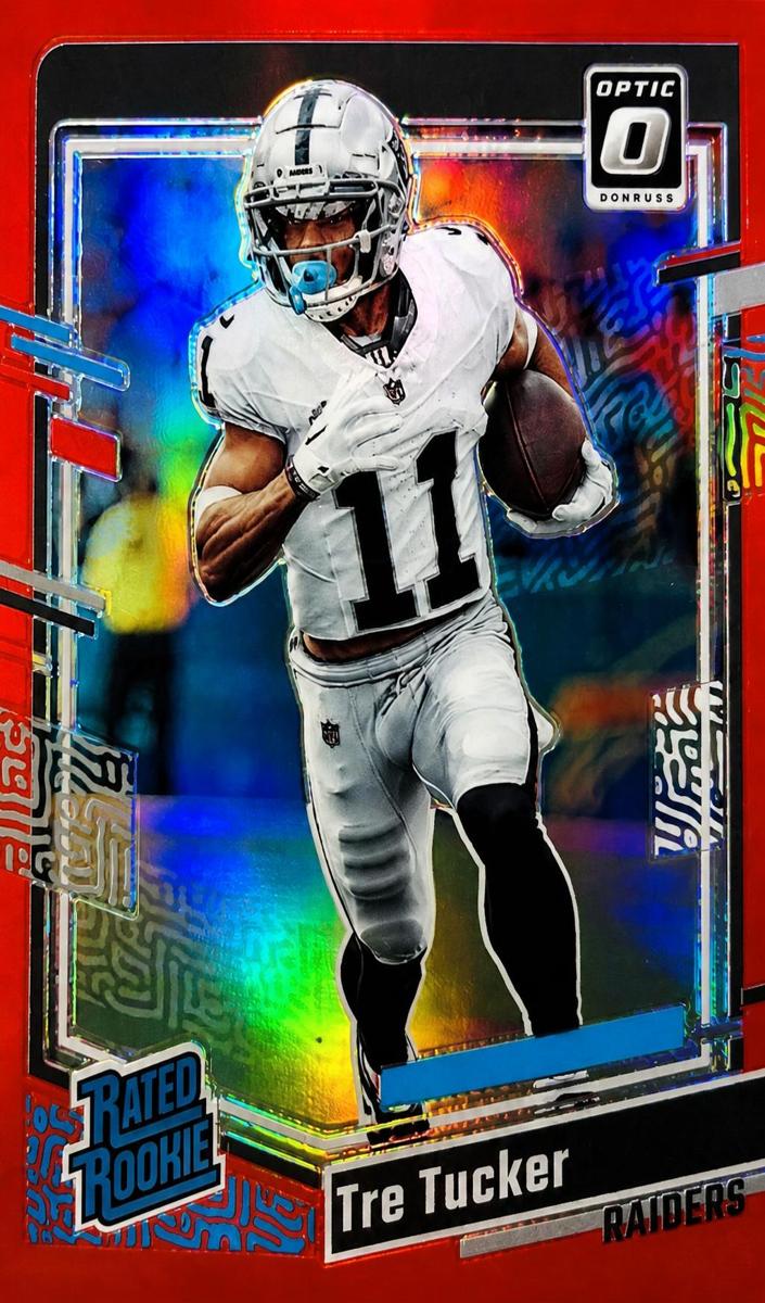 2023 Donruss Optic Football Red Tre Tucker #261