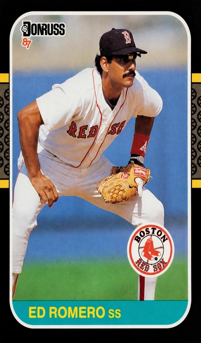 1987 Donruss Baseball Ed Romero #606