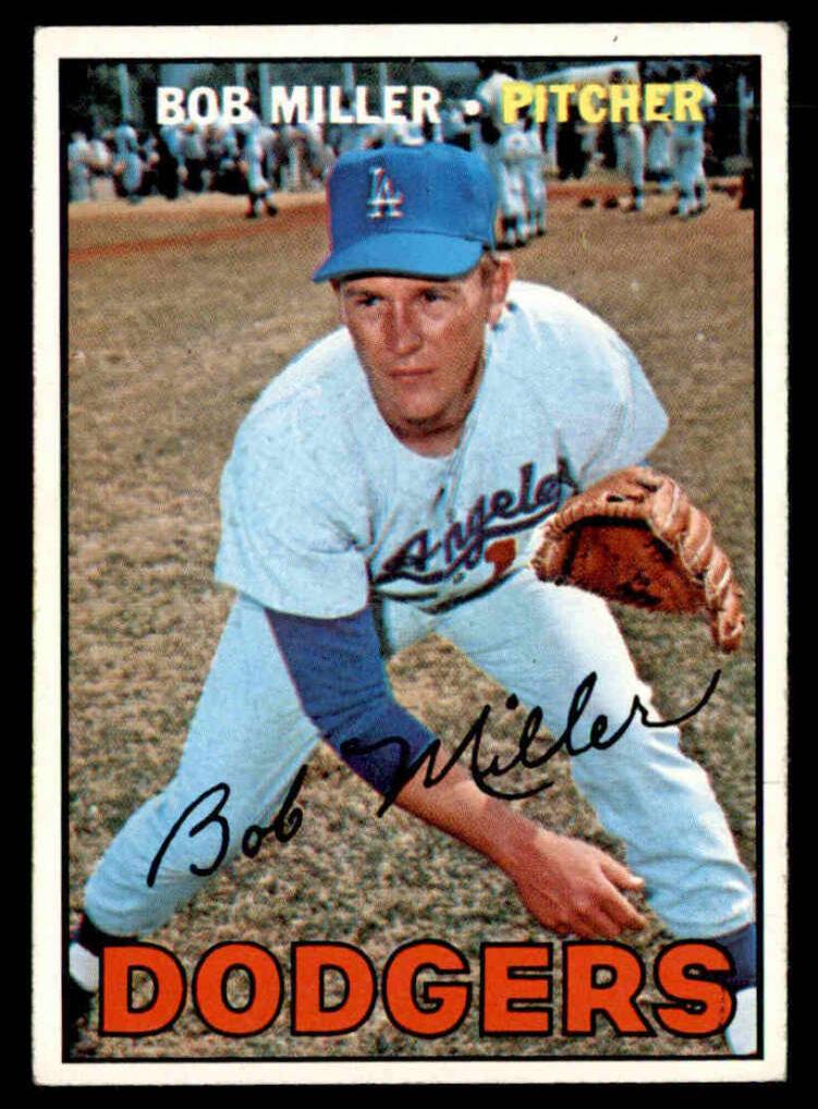 1967 Topps Baseball Bob Miller #461 PSA 9