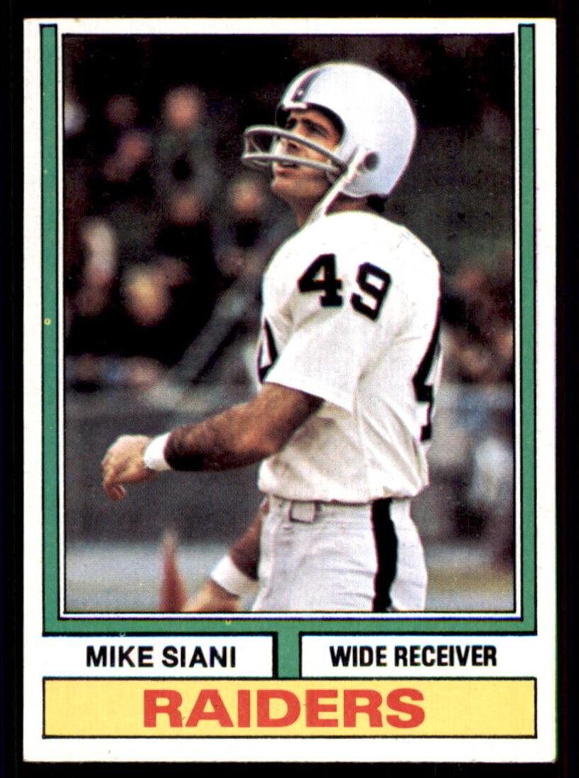 1974 Topps Football Mike Siani #39